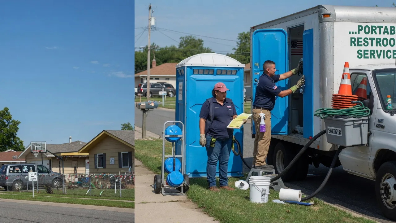 Portable Toilet Rental in Rapids City, IL near me